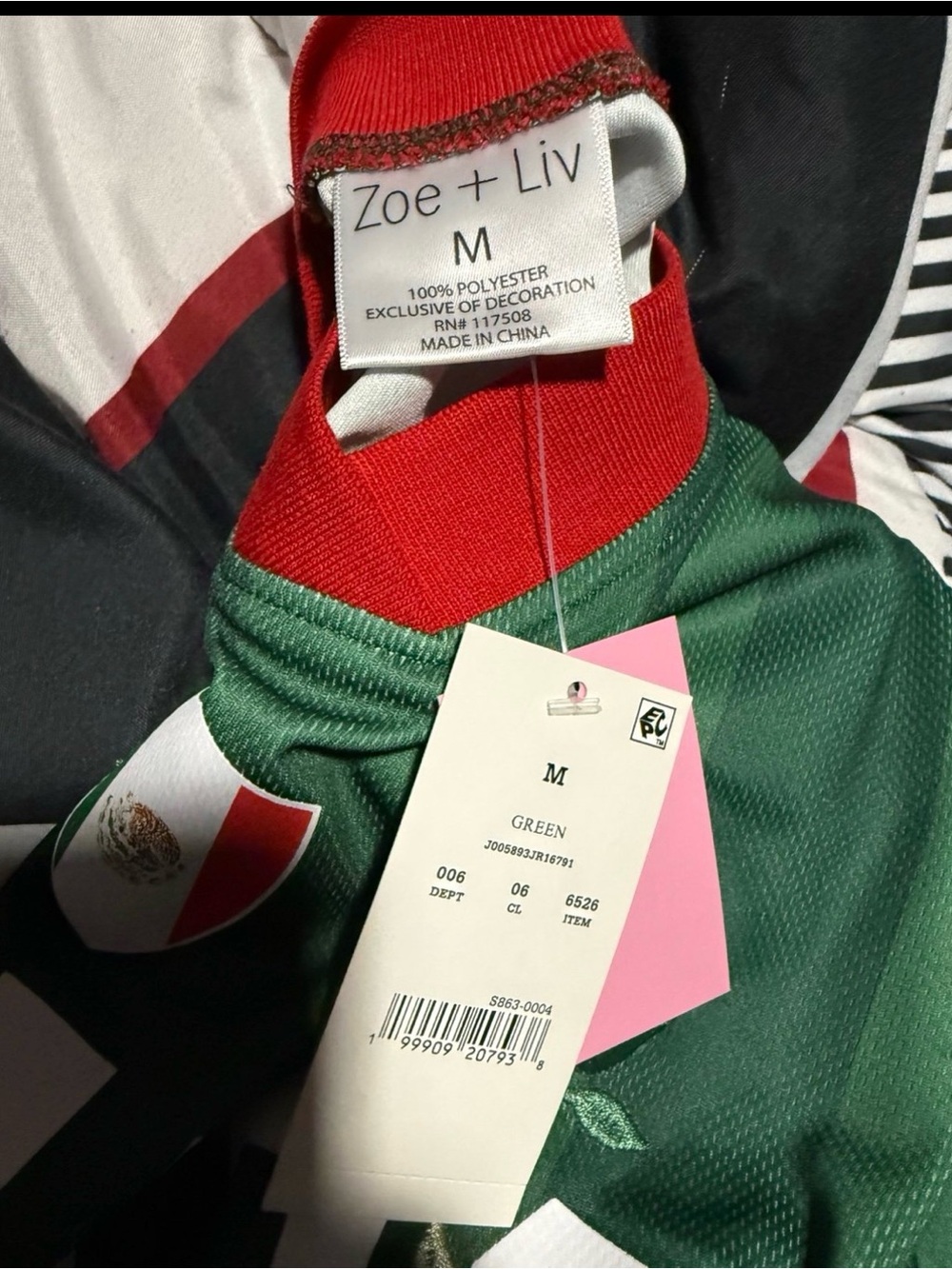 Zoe + Live mexico jersey - Picture 3 of 3
